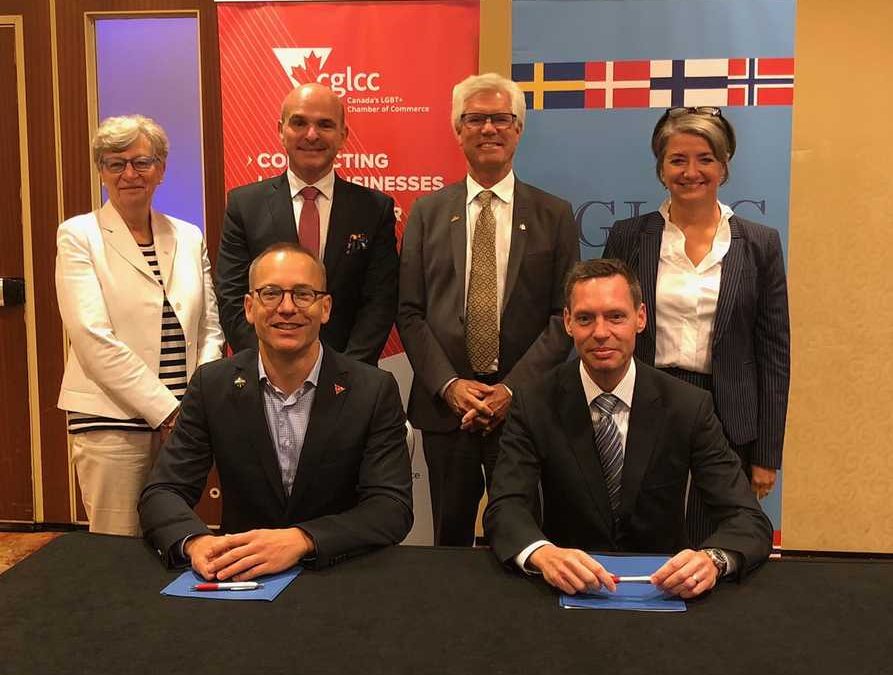 The CQCC signs a new collaborative agreement with the Scandinavian 2SLGBTQI+ Chamber of Commerce
