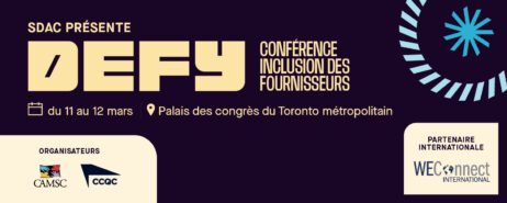 DEFY 2026 - Conférence Inclusion des Fournisseurs à Toronto en mars 2026